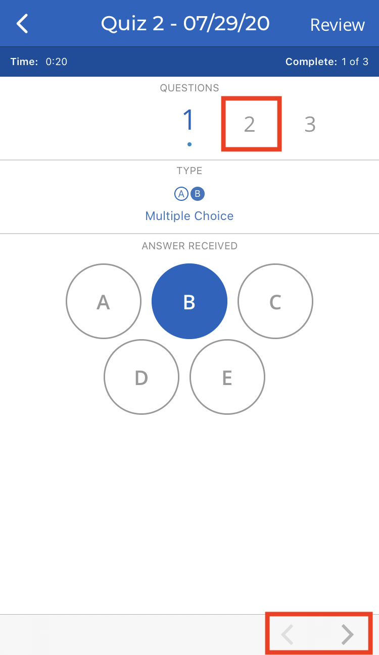 How to Participate in a Quiz with the iClicker Student App