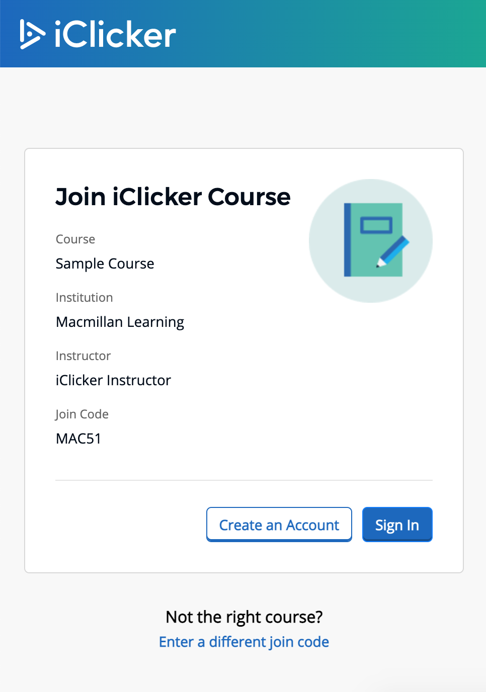 How to Add an Instructor's Course in the iClicker Student App