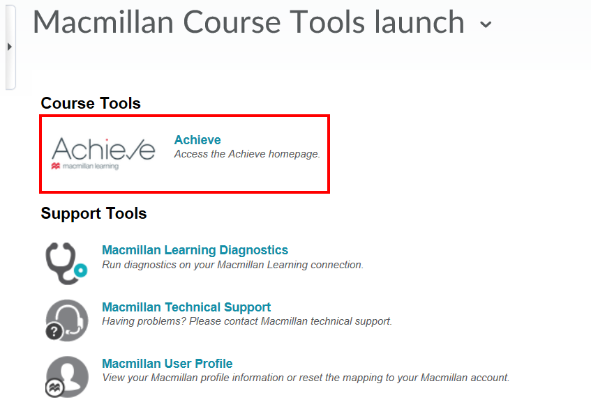 Achieve > Students: Register for Achieve Courses via your School's LMS