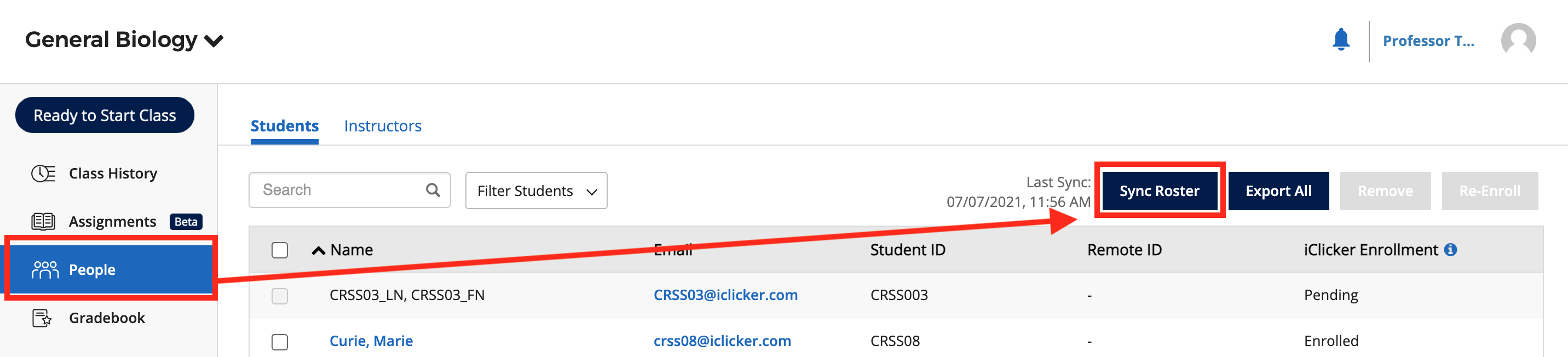 Instructor Guide iClicker Cloud Roster & Grade Sync with Blackboard