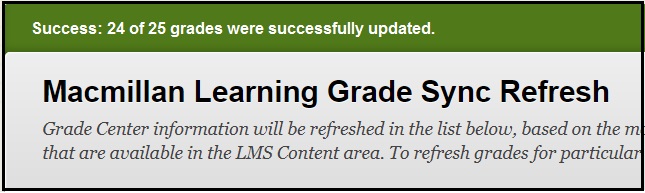 Using Macmillan/BFW Course Tools in your Blackboard course