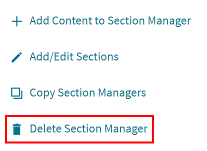 Achieve > Create and manage sections with a Section Manager