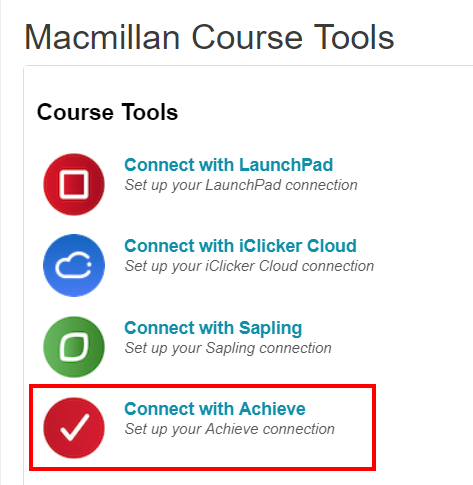 Instructors: Integrate Achieve courses with Moodle