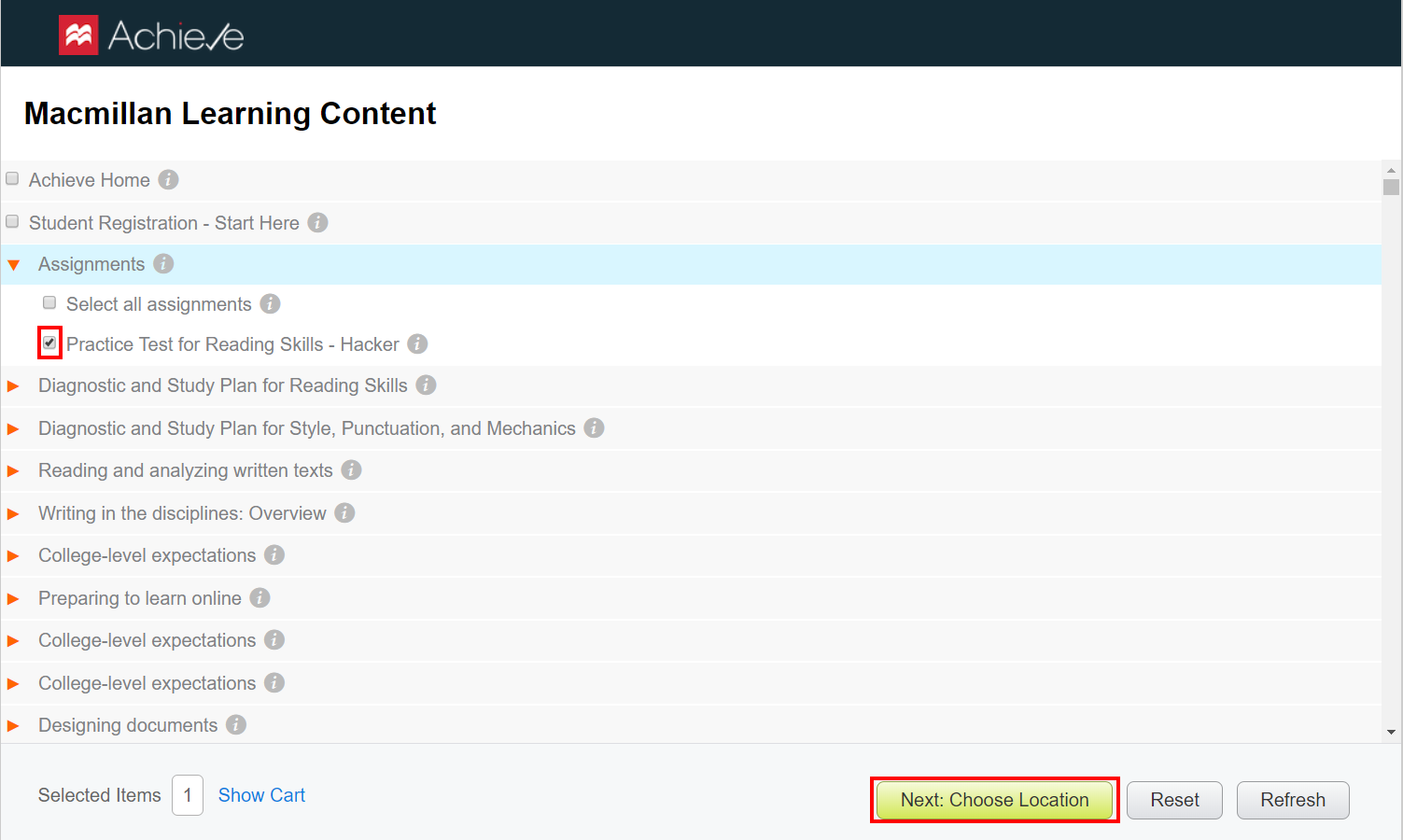 Instructors: Integrate Achieve courses with Canvas