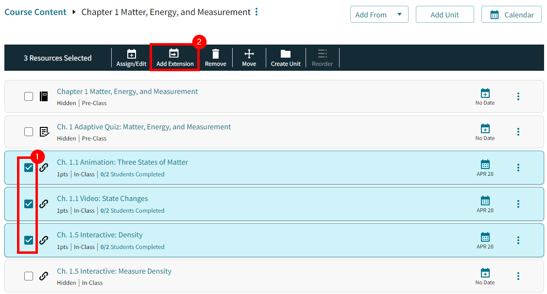 Achieve > Allow late submissions or due date extensions